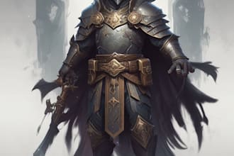 draw your fantasy character, game concept
