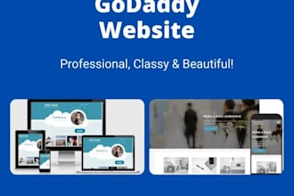 do godaddy website redesign, godaddy landing page, website design