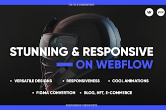 design webflow website or convert figma to webflow website figma to webflow