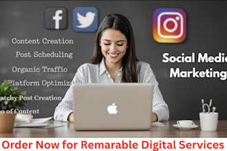 be your social media marketing and digital marketing manager