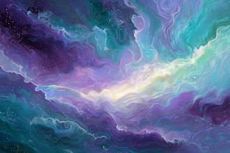 create digital oil abstract art