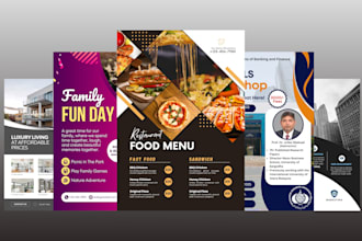 design professional flyers, brochures, and booklets for you