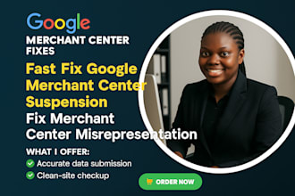 fix google merchant center suspension fix merchant center misrepresentation