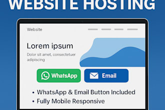 host your business website on AWS cloud with whatsapp