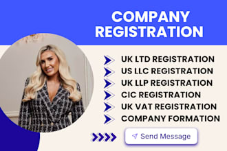 do company registration ltd registration llc registration nonprofit 501c3 vat
