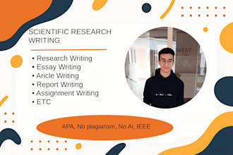 write scientific research, reports, articles and summaries