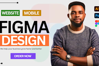 do figma website design, website UI UX design, figma design, website mockup