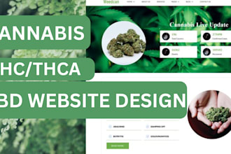 do cbd website design, cannabis website, hemp website, thca website, tobaccos