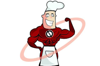 design wonderful chef restaurant delicious logo