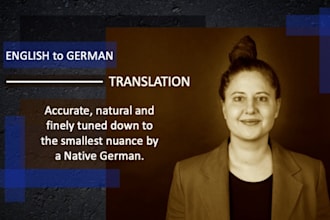 translate your english texts into natural, fluent german