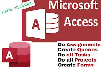 develop microsoft access database project and assignments