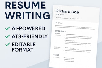 write a professional resume using ai tools to get you noticed
