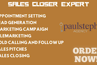 be your sales expert, appointment setter, and closer with top tier telemarketing
