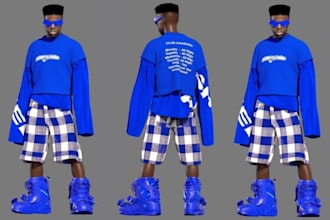 3d fashion garment design 3d second life clothing pattern clo3d marvelous design