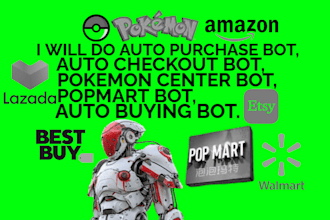 do auto purchase bot, popmart bot, pokemon bot, auto checkout bot