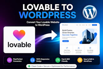 convert lovable website to wordpress