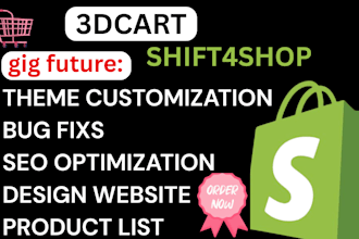 design shirt4shop 3dcart website squrespace shopee shopify store