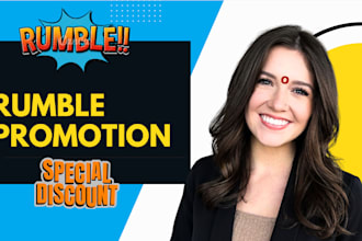 promote your rumble video to real and active viewers