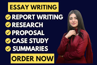 help you in summary, proposals, essay writing, case study and reports