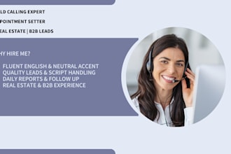 do cold calling and appointment setting
