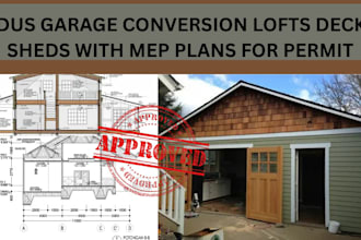 do adus garage conversions home renovations decks mep and fire plans for permit