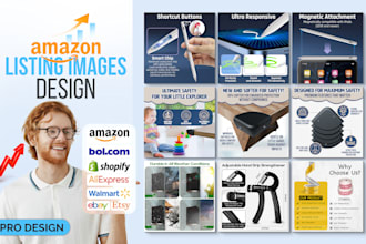 design amazon product images with lifestyle  infographics,comparison