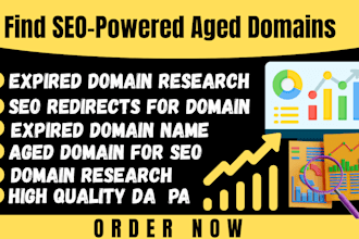 find expired domain do domain name research aged   domain name for SEO redirect