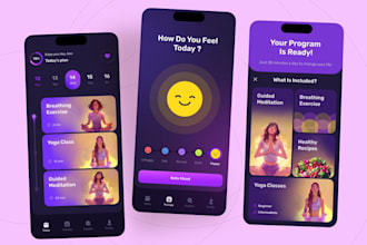 develop fitness app, yoga fitness app and meditation app