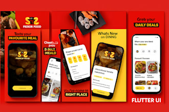 develop a custom flutter app for android and ios development