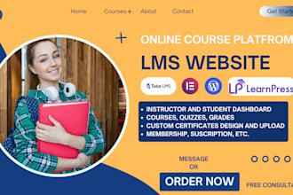 design and setup your responsive wordpress lms website with learndash learnpress