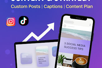 create social media content and strategy for your business