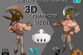 create 3d models vrchat avatars furry avatars VR characters anime avatar nsfw VR