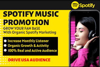 do organic spotify promotion, apple music promotion, itunes for listeners