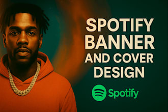 design custom spotify banner and cover art