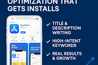 do apple app store optimization and write high converting ios descriptions