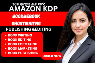 be self help children book writer, non fiction ebook ghostwriter for amazon kdp