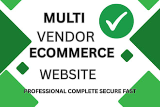 develop multi vendor ecommerce marketplace wordpress website