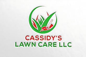design a lawn care, organic solar, agriculture, landscape natural tree logo