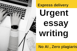 do urgent essay writing as an expert essay writer