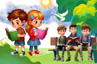 do your children book illustration storybook and picture book illustrator