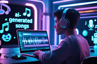 produce ai songs with vocals and beats