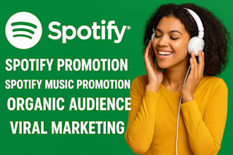 stream organic spotify music promotion, monthly listeners, album promotion