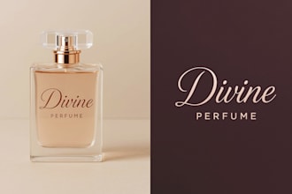 design a unique perfume logo and offer full branding options
