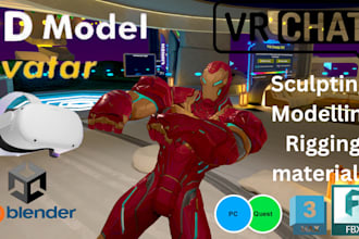 vrchat avatar custom 3d model furry avatar vrc avatar custom vrchat