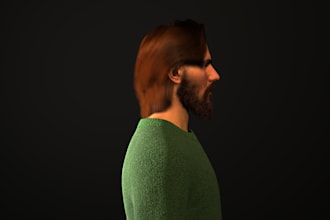 detailed 3d realistic character, unity texture, uv unwrap, ue5 rig, game ,aaa