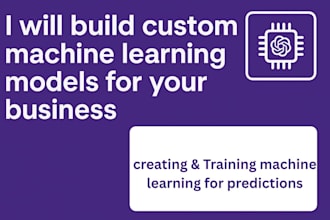 build and train custom machine learning models for your business