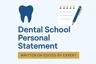 handle a compelling dental school personal statement that stands out