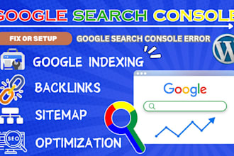 fix google search console error indexing technical seo wordpress website audit