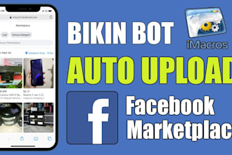build automated marketplace bot, auto listing bot, messenger, facebook chatbot