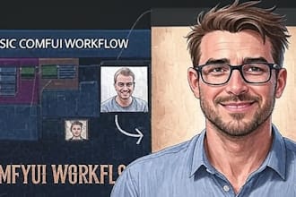 create custom comfyui workflow or stable diffusion for ai image creation